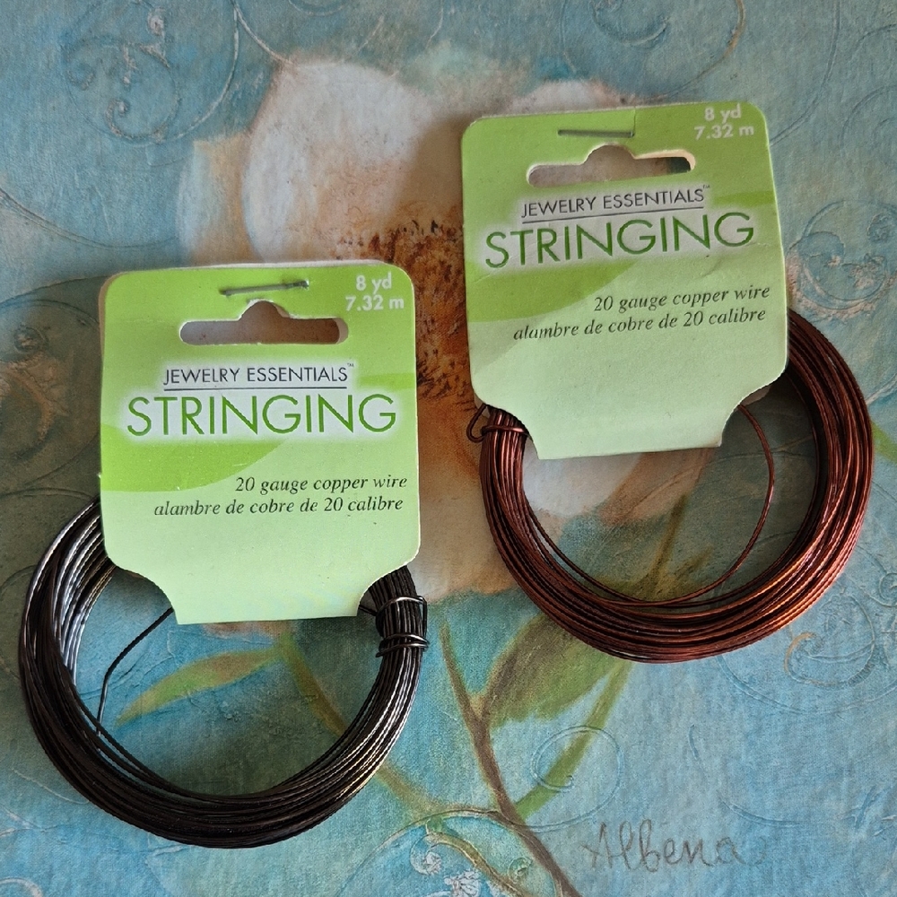 Darice Jewelry Essentials Gun Metal and Brown Craft Wire